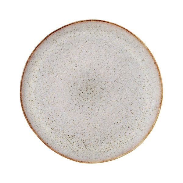 Sivi keramički desertni tanjur Bloomingville Sandrine, ø 22 cm