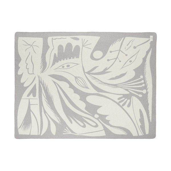 Svijetlo siva deka 165x200 cm Lino – noo.ma