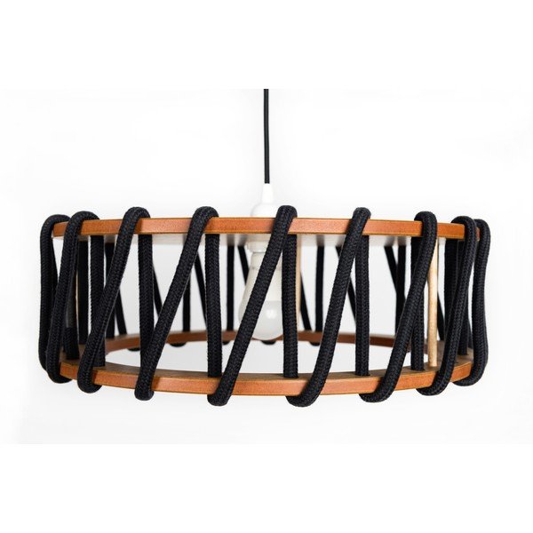 Crna stropna lampa EMKO Macaron, ø 45 cm-image-3