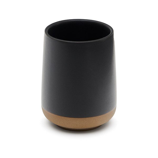 Tamno siva keramička čaša za četkice za zube Silma – Kave Home