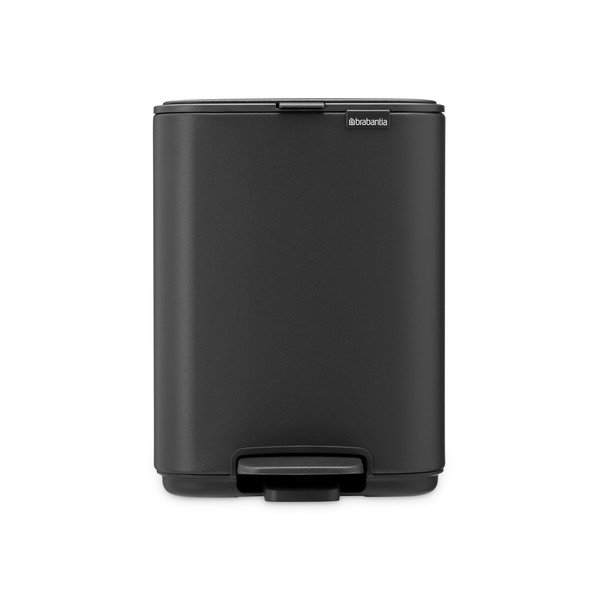Tamno siva željezna kanta za smeće s pedalom 4 l Bo – Brabantia-image-2