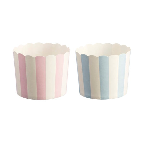 Set od 20 prugastih papirnatih cupcakesa za kolače Mason Cash Stripes