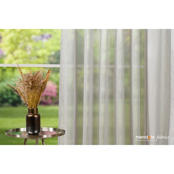 Siva prozirna zavjesa 140x260 cm Lava – Mendola Fabrics-image-3