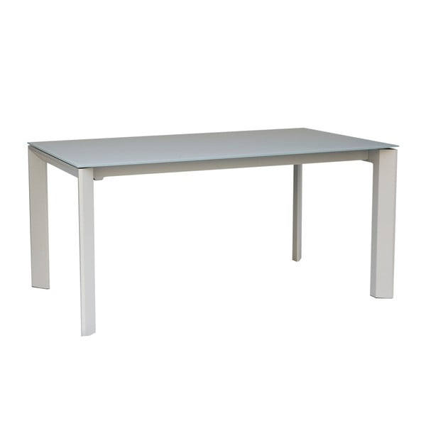 Sivi sklopivi blagovaonski stol sømcasa Lisa, 140 x 90 cm