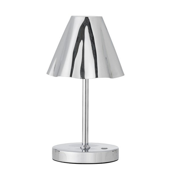 LED stolna lampa u srebrnoj boji s metalnim sjenilom (visina 28 cm) Lianna – Bloomingville