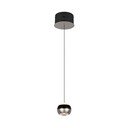 Crna/u srebrnoj boji LED viseća svjetiljka ø 15,5 cm Orbit – Trio Select