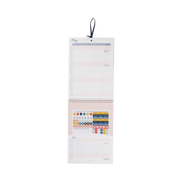 Mjesečni plavi kalendar za parove Busy B, 13 stranica-image-4