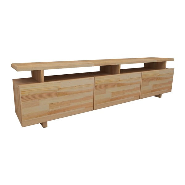 TV stol od borovine u prirodnoj boji 174x52 cm Natural - Kalune Design