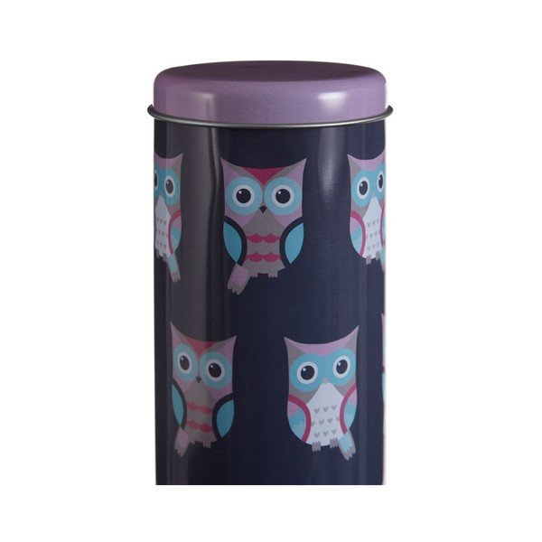 Okrugla posuda od kositara Premier Housewares Happy Owls, Ø 8 x 18 cm-image-3