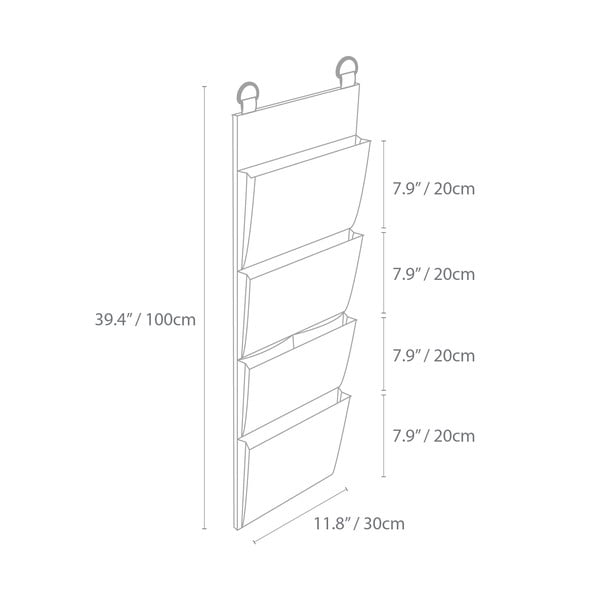 Bež viseći organizator Bigso Box of Sweden Hang-image-3