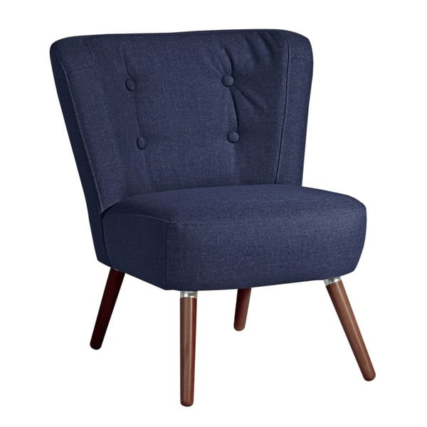 Tamnoplava stolica Max Winzer Neele Dark Blue