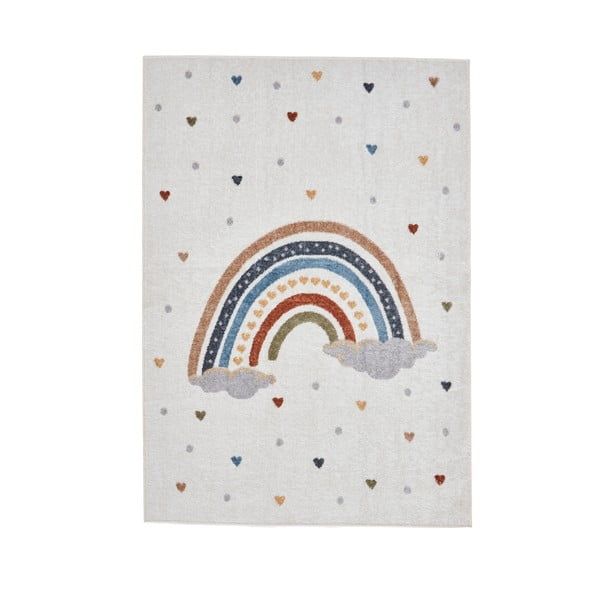 Krem dječji tepih 120x170 cm Vida Rainbow – Think Rugs