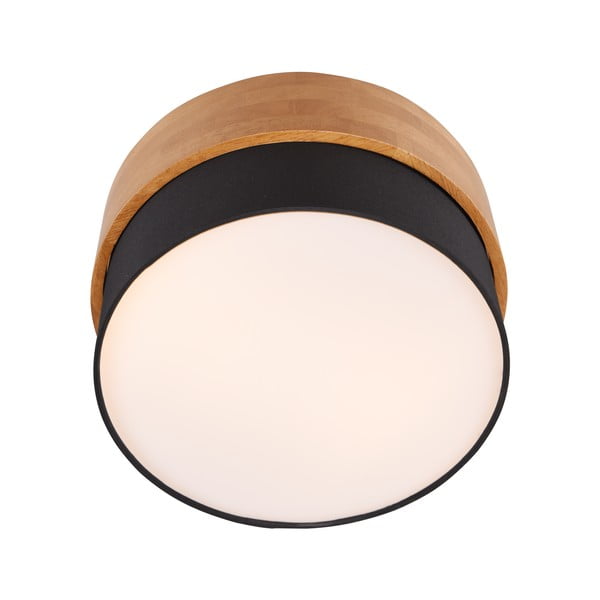 Crna/u prirodnoj boji stropna svjetiljka s tekstilnim sjenilom Seasons – Trio-image-3