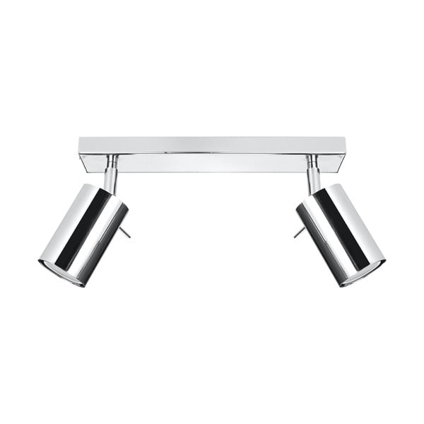 Metalni reflektor u srebrnoj boji 6x30 cm Etna – Sollux