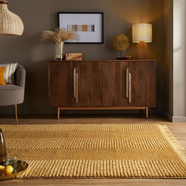 Žuti tepih Flair Rugs Kara, 120 x 170 cm-image-4