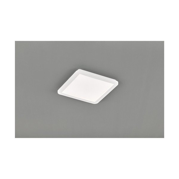 Bijela kvadratna LED stropna svjetiljka Reality Camillus, 30 x 30 cm-image-2