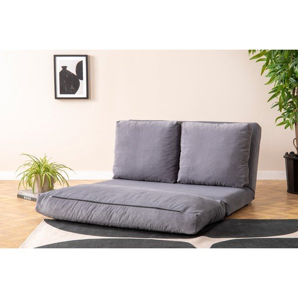 Siva sklopiva sofa 120 cm Taida – Balcab Home-image-1