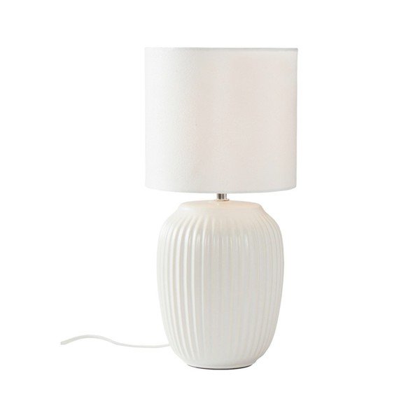 Bijela stolna lampa keramička (visina 41 cm) Karlsson – Jotex