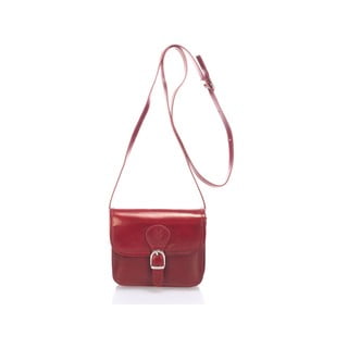 Crvena kožna torbica Lisa Minardi Laura