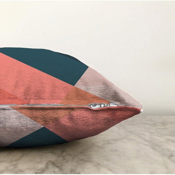 Jastučnica s udjelom pamuka Minimalist Cushion Covers Triangles, 55 x 55 cm-image-1