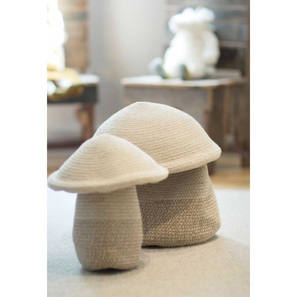 Bež tekstilna dječja kutija za pohranu ø 33x38 cm Mama Mushroom – Lorena Canals-image-4