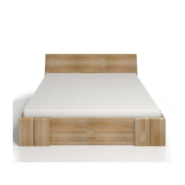 Bračni krevet od bukovog drveta sa ladicom SKANDICA Vestre Maxi, 140 x 200 cm