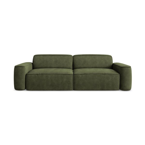 Zelena sofa od šenila 244 cm Omao – Makamii