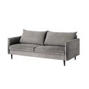 Siva baršunasta sofa 203 cm Juli – Ropez