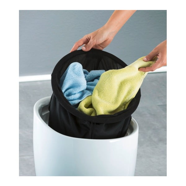 Bijela košarica za rublje i stolica u jednom Wenko Candy, 20 l-image-3