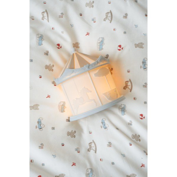 Svijetlo žuta dječja posteljina za dječji krevetić od organskog pamuka 100x140 cm Vintage Toys – Cam Cam Copenhagen-image-4