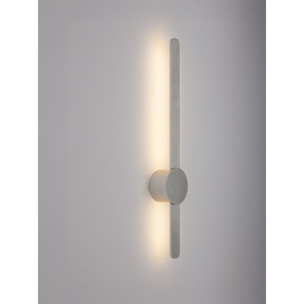 LED zidna lampa aluminijska u mat srebrnoj boji Norei – Nova Luce-image-1