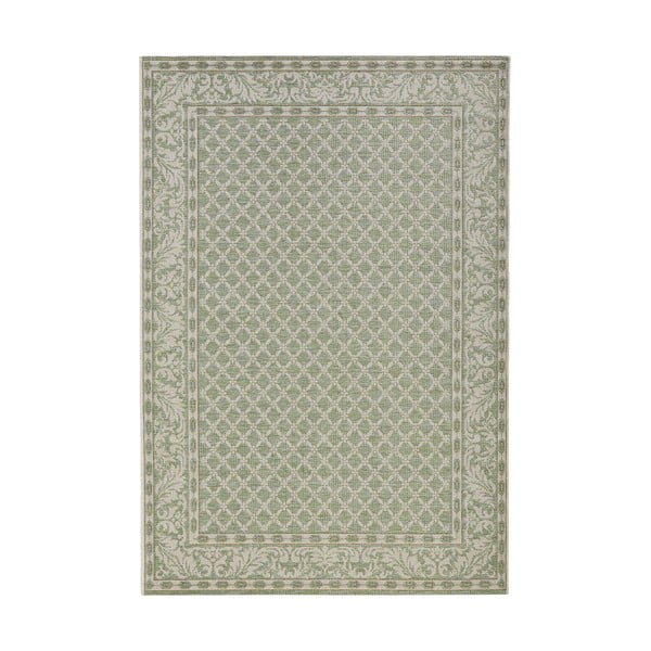 Zeleno-krem vanjski tepih NORTHRUGS Royal, 160 x 230 cm
