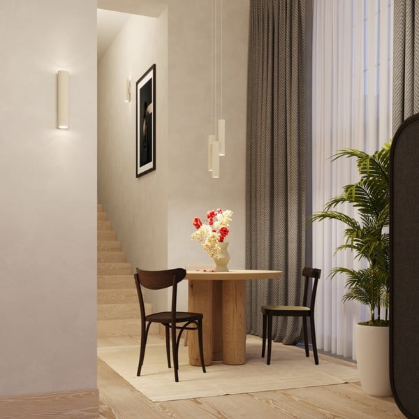 Krem viseća svjetiljka ø 19,5 cm Castro – Sollux-image-1