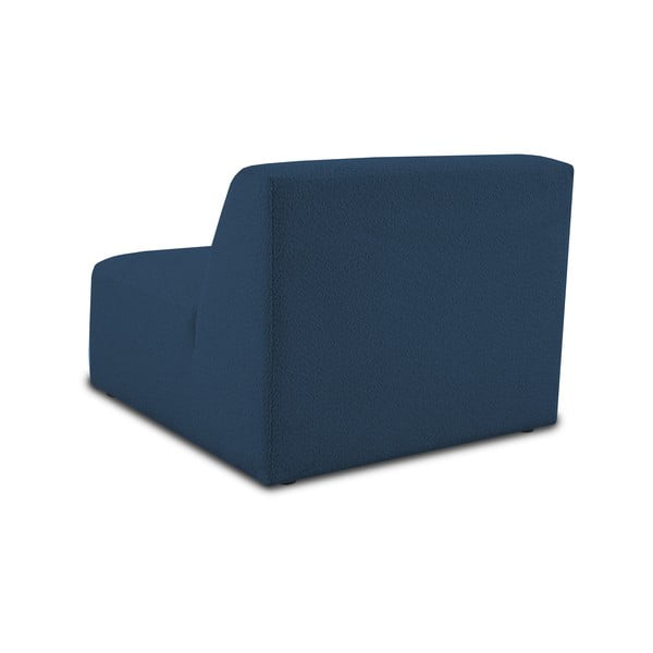 Tamno plava modularna sjedeća garnitura od bouclé tkanine (srednji modul ) Roxy – Scandic-image-3