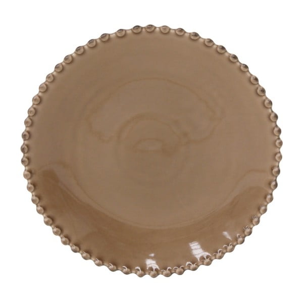 Kakao smeđi zemljani desertni tanjur Costa Nova Pearl, ⌀ 22 cm
