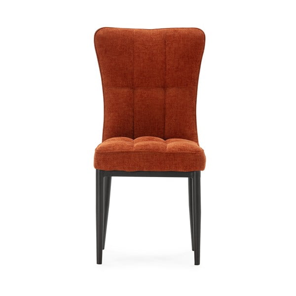 Blagovaonske stolice u setu 2 kom boja terakote Damon – Marckeric-image-3