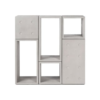 Betonska podesiva 6-dijelna biblioteka Lyon Béton Dice