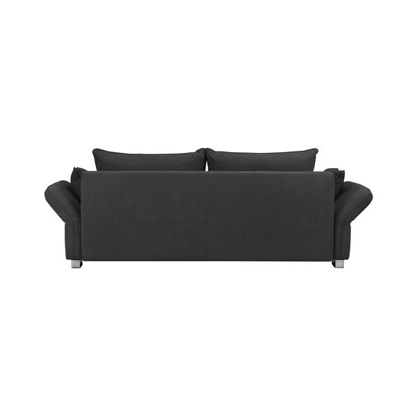 Tamno sivi kauč na razvlačenje s prostorom za odlaganje Windsor &amp; Co Sofas Casiopeia, 245 cm-image-3