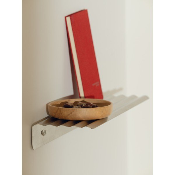 Metalna polica u srebrnoj boji 50 cm Olbi – noo.ma-image-3