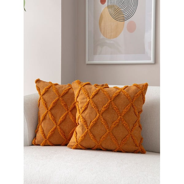 Ukrasne jastučnice u setu 2 kom 43x43 cm Tuffet – Mioli Decor-image-1