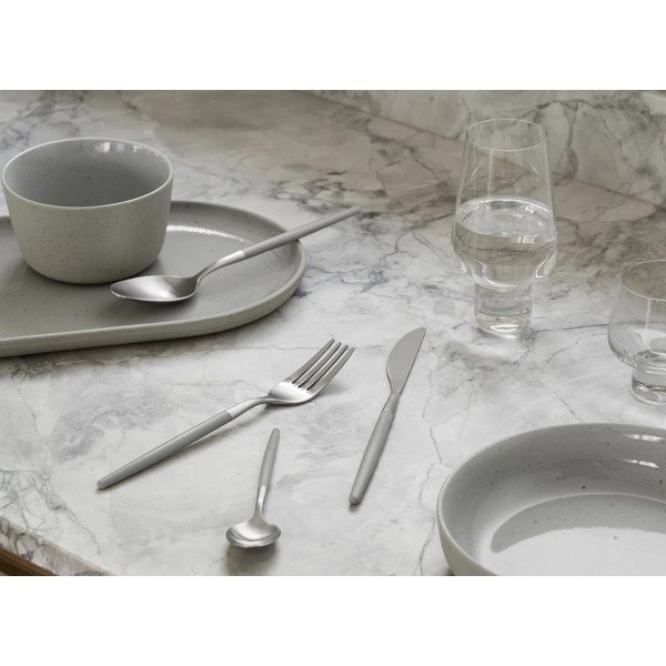 Svijetlo sivi/u srebrnoj boji pribor 16 kom od nehrđajućeg čelika Maxime – Blomus-image-1