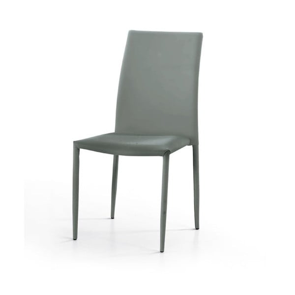 Set od 2 sive blagovaonske stolice s presvlakama od umjetne eko kože Evergreen House