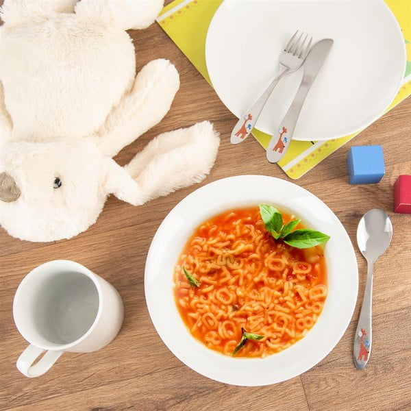 Inox dječji pribor za jelo srebrne boje 3 kom - Orion-image-1