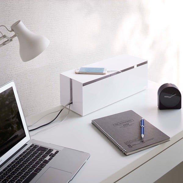 Bijela kutija za punjače YAMAZAKI Web Cable Box-image-4