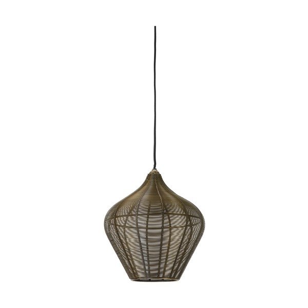 Metalna viseća svjetiljka u brončanoj boji ø 27 cm Alvaro – Light & Living