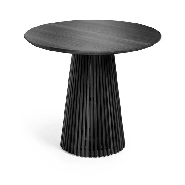 Okrugao blagovaonski stol od masivne indijske lipe ø 90 cm Jeanette – Kave Home