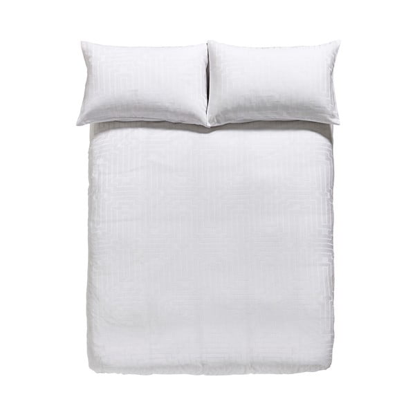 Bijela posteljina za bračni krevet od pamučnog satena 200x200 cm - Bianca-image-2