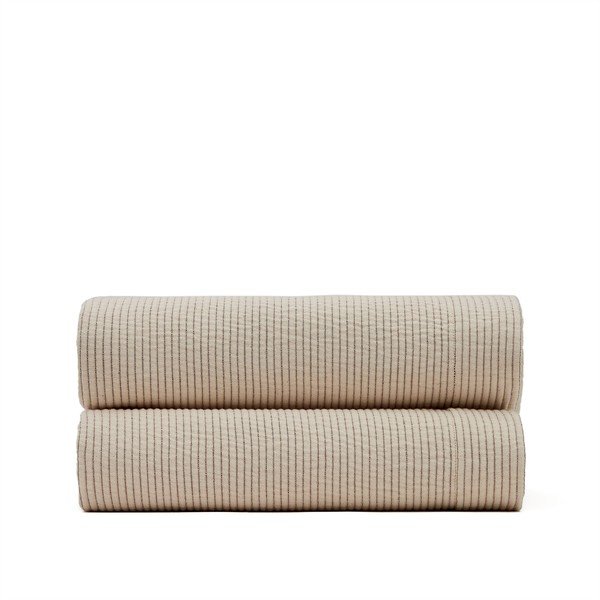 Bež pamučan prekrivač 240x260 cm Bedar – Kave Home-image-3