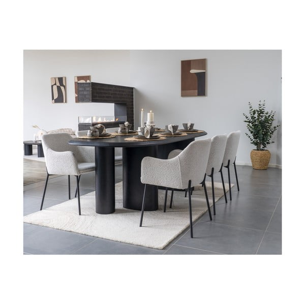 Sivi tanjuri u setu 4 kom od kamenine ø 27 cm Selma – House Nordic-image-2