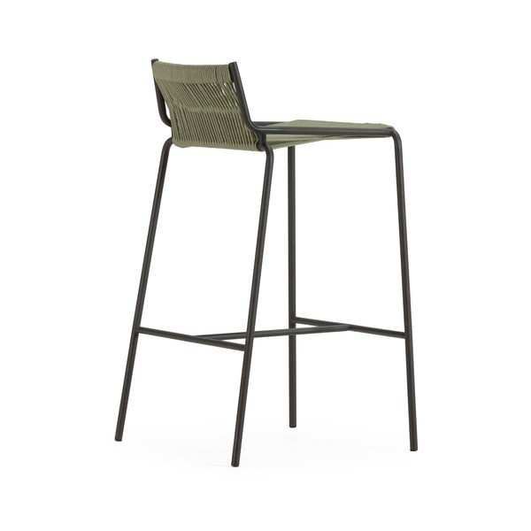 Zelena metalna barska stolica (visine sjedala 65 cm) Emily – Marckeric-image-3